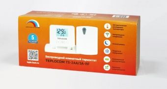 Беспроводной комнатный термостат TEPLOCOM TS-2AA/3A-RF