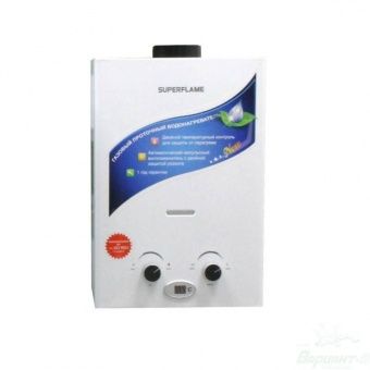 Водонагреватель проточный газовый Superflame SF0212